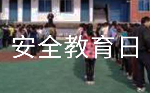 “全国中小学安全教育日”活动总结